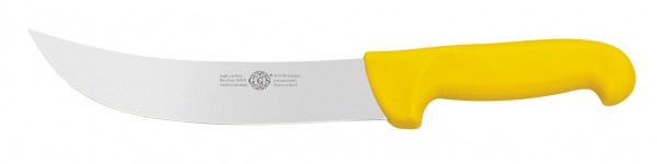 Messer gelb 8" schräg-spitz
