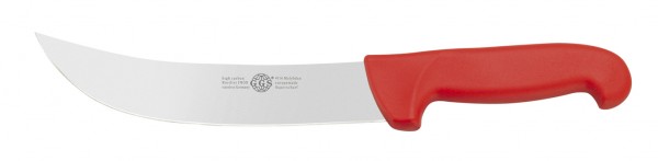 Messer rot 8" Schräg-spitz